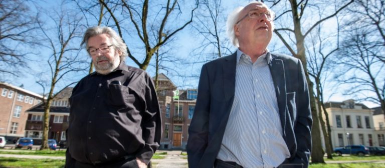 Maarten van Rossem en Ad van Liempt langs het Utrechtse Tourparcours