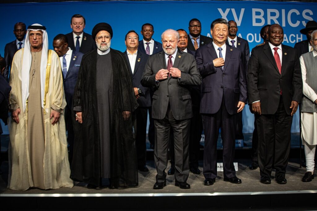 BRICS-top in Johannesburg waar Iran werd uitgenodigd om lid te worden, 24 augustus 2023