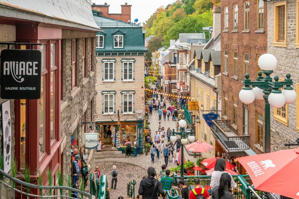 Quebec City wordt gezien als de meest Europese stad van Canada.