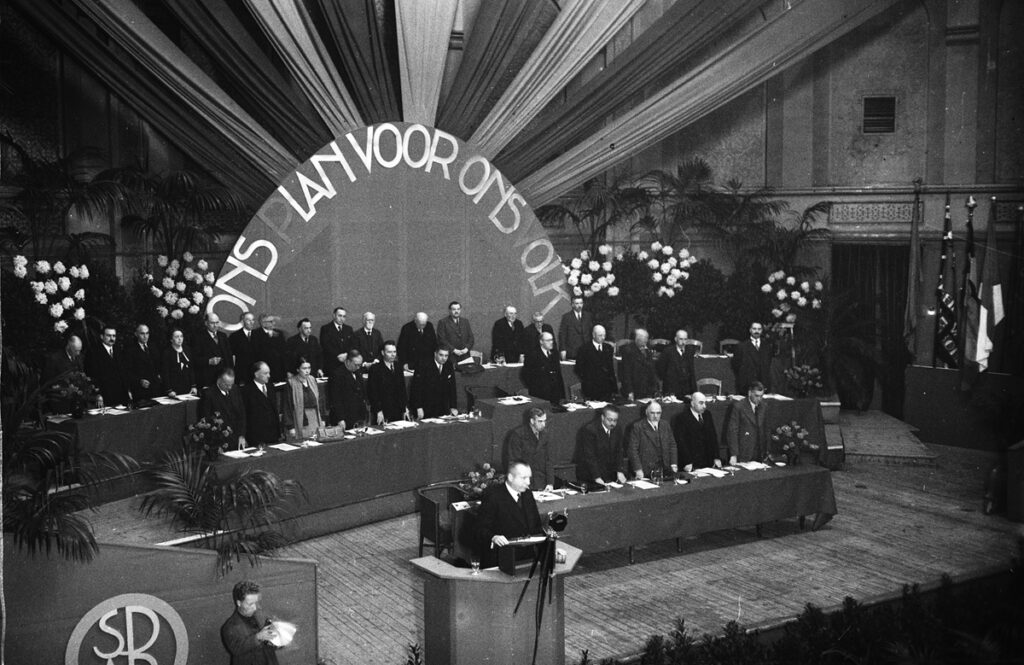 Presentatie van het Plan van de Arbeid. Utrecht, 1935.
